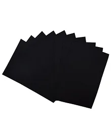 Asian Hobby Crafts A4 Felt Sheet Pack of 10 - Black 