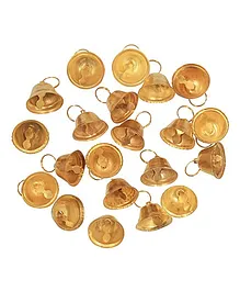 Asian Hobby Crafts Metal Bell Golden - Pack of 50