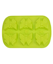 Asian Hobby Crafts Silicone Baking Mould Butterfly Design - Green