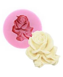Asian Hobby Crafts Silicone Cake Mould Rose Design - Pink