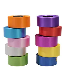 Asian Hobby Crafts Plastic Curling Ribbon Pack of 10 - Multicolour