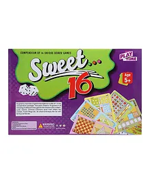 PROSPO Sweet 16 in 1 Board Game Set - Multicolor