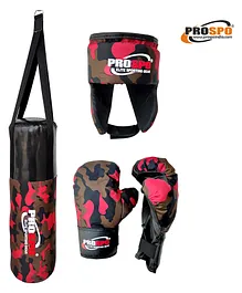 PROSPO Marine Print Junior Boxing Set - Multicolour