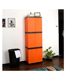 Cello Wimplast Novelty Large Storage Cabinet - Brown Orange
