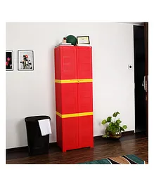 Cello Wimplast Novelty Storage Cabinet Large - Red Yellow