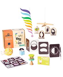 Curious Cub Montessori Learning Wooden Toys Box 1 (8 pcs)