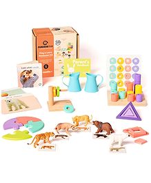 Curious Cub Montessori Learning Wooden Toys Box 9 (10pcs)