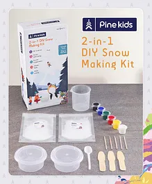 Pine Kids 2-in-1 DIY Snow Making Kit - Multicolor