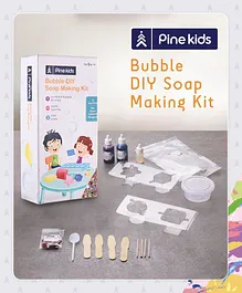 Pine Kids Bubble DIY Soap Making Kit - Multicolor