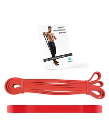 Boldfit Heavy Resistance Band for Exercise & Stretching - Red
