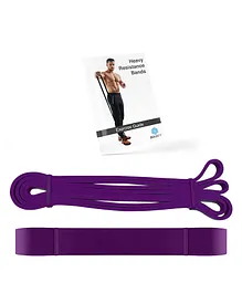 Boldfit Heavy Resistance Band for Exercise & Stretching - Purple