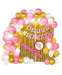 Crackles Birthday Balloons Combo Pack of 65 - Multicolour