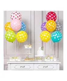 Crackles Polka Dots Dotted Balloons Multicolor - Pack of 25