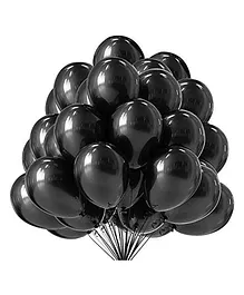 Crackles Metallic Balloons Black - Pack of 50