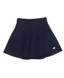 Tiny Girl Solid Skirt - Navy Blue