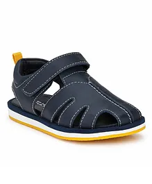 TUSKEY Solid Color Sandals - Blue