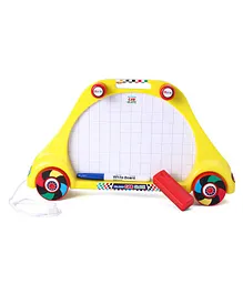 Ratnas Pull Along Car Slate - Yellow