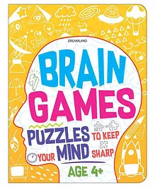 Dreamland Publications Brain Games Puzzle Book - English