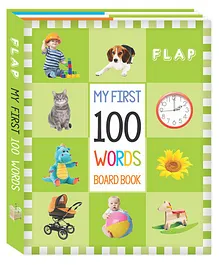 Harper Collins Flap My First 100 Words Board Book - English