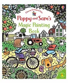 Usborne Farmyard Tales Poppy & Sam's Magic Painting Book - English