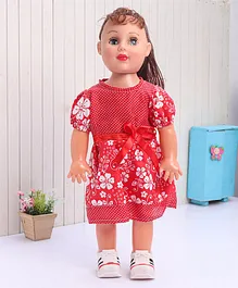 Speedage Senorita Doll Stripes Print Dress - Height 47.5 cm