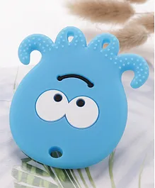 Octopus Shape Silicone Teether- Blue