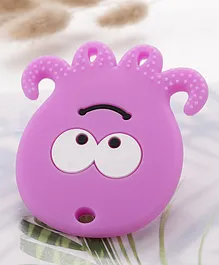 Octopus Shape Silicone Teether - Purple