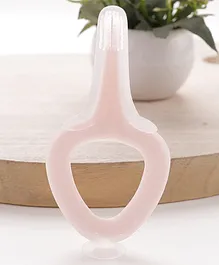 Silicone Training Tooth Brush- Pink