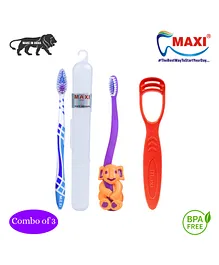 MAXI Mommy & Baby Oral Care Combo Pack of 3 - Multicolor