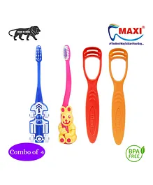 MAXI Mommy & Baby Oral Care Combo Pack of 4 - Multicolor