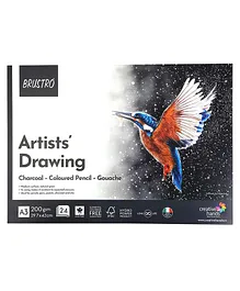 Brustro Artist Drawing Glued Pad A3 Size - 24 Sheets