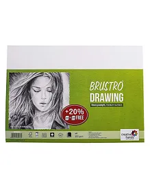 Brustro Drawing Papers 200 GSM A4 White - 50 Sheets