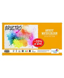 Brustro Artists' Watercolour Paper 200 GSM A3 Size - 6 Sheets, 2 Free Sheets