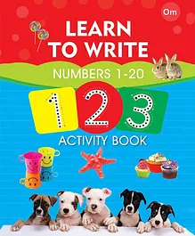 123 Handwriting Practice Book - English