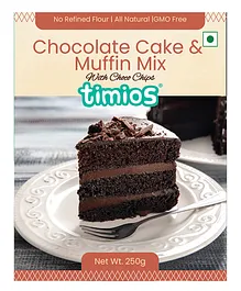timios Multigrain Eggless Instant Chocolate Cake Mix - 250 gm