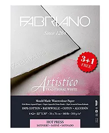 Fabriano Artistico Traditional White Watercolour Paper - 4 sheets