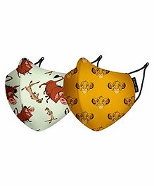  Nirvana Disney Simba & Pumba Face Mask XS - Pack Of 2