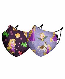  Nirvana Disney Tangled & Rapunzel Face Mask XS - Pack Of 2