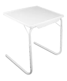KolorFish Adjustable Folding Table - White