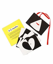 Shumee High Contrast Black & White Flash Cards for Newborns