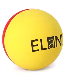 Elan Rubber Dot Ball with High Bounce - Yellow Orange