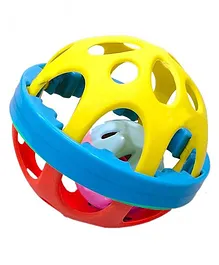 New Pinch Colorful Rattle Ball Toy - Multicolour