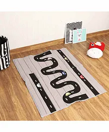 SNM Racing Track Padded Play Mat - Multicolour