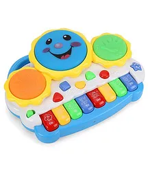 ToyMark Electronic Drum With Organ Keyboard (Color May Vary)