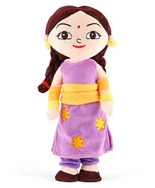 Chhota Bheem Chutki Action Plush Toy Purple - Height 33 cm