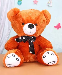 Benny & Bunny Teddy with Bow Orange - Height 33 cm