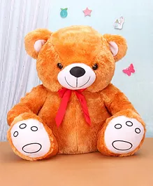 Benny & Bunny Teddy Bear With Bow Tie Orange - Height 50 cm