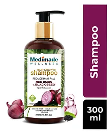 Medimade Hair Growth Shampoo with Red Onion and Black Seed - 300 ml