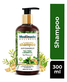 Medimade Anti Dandruff Shampoo with Tea Tree & Ginger Oil - 300 ml