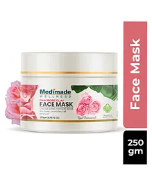 Medimade Pink Rose Clay Face Mask - 250 gm